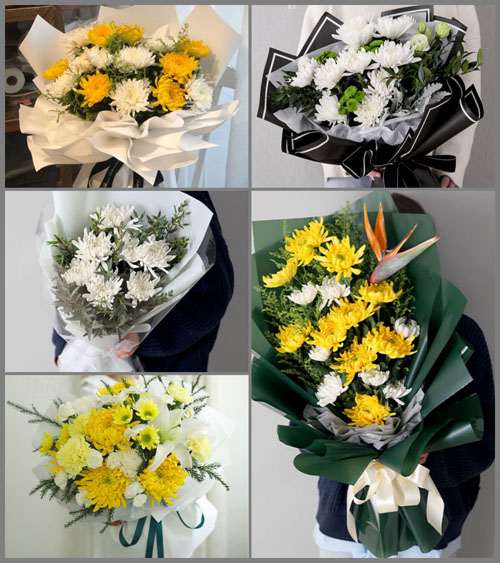 贵州毕节市威宁县草海镇新林村白事花束代送